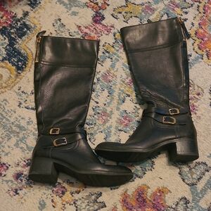 Franco Sarto Lapis Heeled Boots Size 9.5